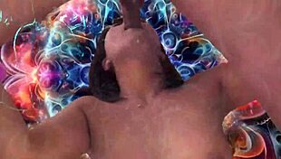 psychedelic rhythms pulse through japanese teen orgasm