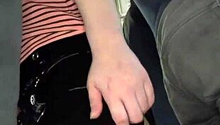 Shaved Japanese Slut Worships Glans on Public Bus in Hairless Reverse Cowgirl Frenzy