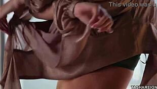 Tasha Reign flaunts juicy big tits pussy lips in sexy lingerie