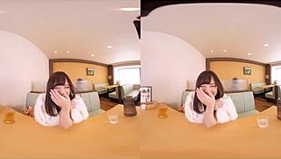 vr family restaurant exposure... boyfriend makes me flash boobs in super embarrassing lingerie, toys anal gaping, raw creampie positions!!