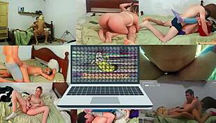 heart pounding as daddy roughly fucks pregnant stepdaughter's big ass in steamy shower