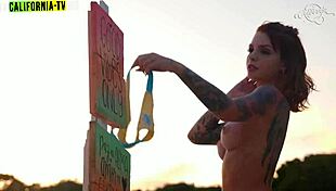 brazilian lesbicas bare it all masturbating in paradise spots from california to brasil