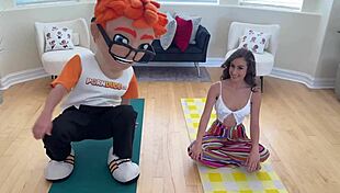 wanna stretch scarlett page's tight yoga pussy with my cock?