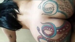 my big ass bounces wildly on neighbor's penis filling my vagina with hot milk cum