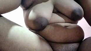 rough pounding stretches desi girl's huge natural boobs jiggling