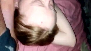PERFECT FACIAL CUMSHOT ON REDHEAD MASTURBATION ORGASM
