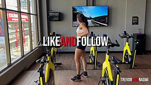 hey fit babe teases me at gym then i fuck her home twice