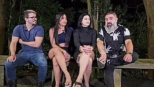 Topcast with lalla potira and bill getting wild outdoors 😏🌆