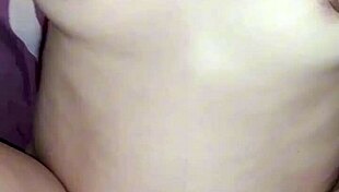 stepmom bath and milk play while dad works away