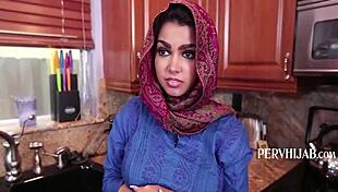 innocent muslim hijab girl ada sanchez secretly bred by american stud