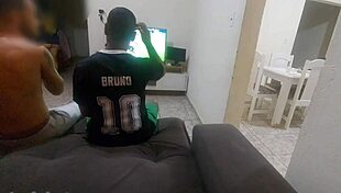 bet led to husband's friend sex then dp pounding with both cocks