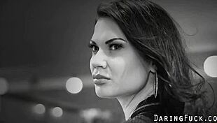 Classy Brunette Babe Devours Huge Cock in Hardcore Glamour Deepthroat Compilation