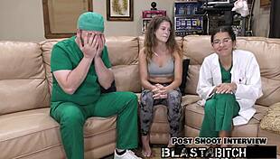 Aria Nicole's accidental creampie from Doctor Tampa in hospital roleplay