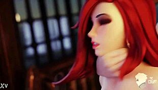 missfortune bent over taking cum-filled doggystyle pounding