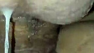 close up bareback monster cock pounds wet big pussy deep inside