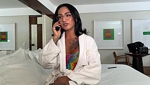 Hotel tech fixes tv then rams 23cm up my ass