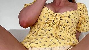 Naughty Brazilian Glasses Babe Dances and Strips Panties from Little Dress! Super Slutty Tease Awaits