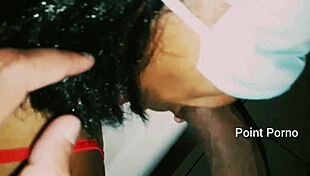 Portuguese mature cousin gags on deepthroat homemade oral