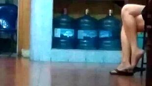 chinese milf strips like a total slut