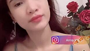 anna k102 shows off her big tits on instagram