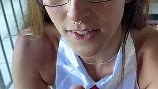 Hey check out this sexy Brazilian blonde schoolgirl turning 18 today