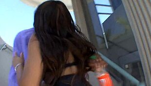 Jayla Foxx's Wild Outdoor Double Cock Delight: Cumshots and Deepthroats Explode