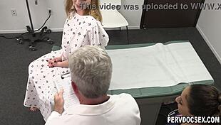 horny patient samantha reigns begs doctor jay crew to fuck her. liv revamped assists aroused exam pounding