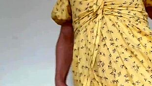 Naughty Brazilian Glasses Babe Dances and Strips Panties from Little Dress! Super Slutty Tease Awaits