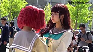 dig this steamy love live sunshine cosplay action?