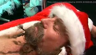 Naughty Babe Slut Deepthroats Thick Cock For Merry Christmas Blowjob