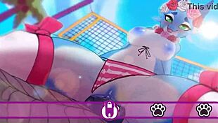 omg furry dude gets his balls kicked hard again... ievan polkka style! 😂💥