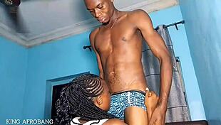 9ja babe kisses licks homemade with visitor