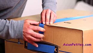 dilf scores petite asian teen slut as his new fuck toy