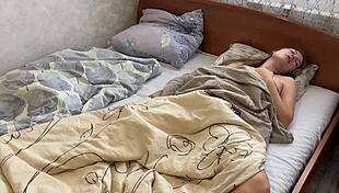 Morning Solo Play Leads to Explosive Creampie Finish