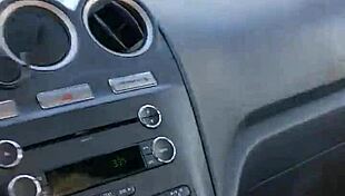 I stroke my cock hard cumming all over her in the car