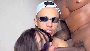 me and my girl end up in wrong hood taking black dudes huge cock