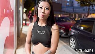 Torbe catches petite Colombian Lore 18 and pounds her tight wet pussy