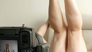 stripping red panties for this hot photoset?