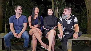 Topcast with lalla potira and bill getting wild outdoors 😏🌆