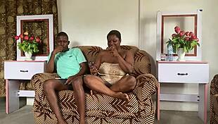 casual podcast chat with big titted bbw pornstar backstage