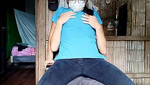 nurse from hospital comes home for hard sala couch fucking