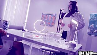 hey latina babe tries crazy experiment riding busty milf's strap-on