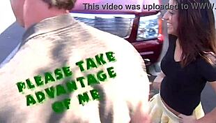 Pretty 18-year-old brunette Porsha Blaze enjoys successful first date outing