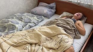 Morning Solo Play Leads to Explosive Creampie Finish