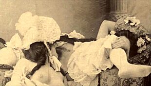 dark lantern unveils aged victorian film 8, erotic confessions of hairy lesbian beaver fucking