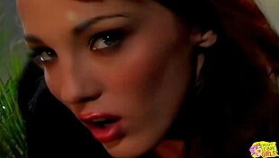 Cosplay brunette angel deflowers girl with fingers and tongue 😇👅💋