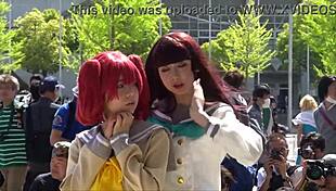 dig this steamy love live sunshine cosplay action?