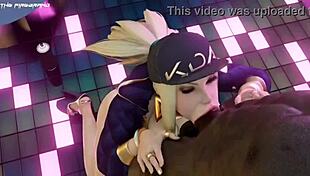 i crave that deepthroat rush from akali's hot mouth