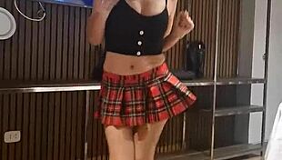 hot latina redhead neighbor dances sensual before i fuck her tight ass