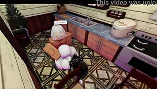 wife cooks meal so i stuff her with cock 🍆😏